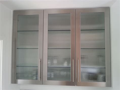 stainless steel cabinet door fronts|replacement stainless steel cabinet doors.